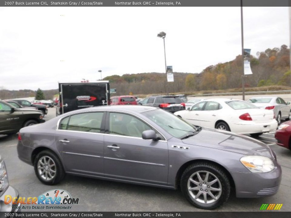 2007 Buick Lucerne CXL Sharkskin Gray / Cocoa/Shale Photo #4