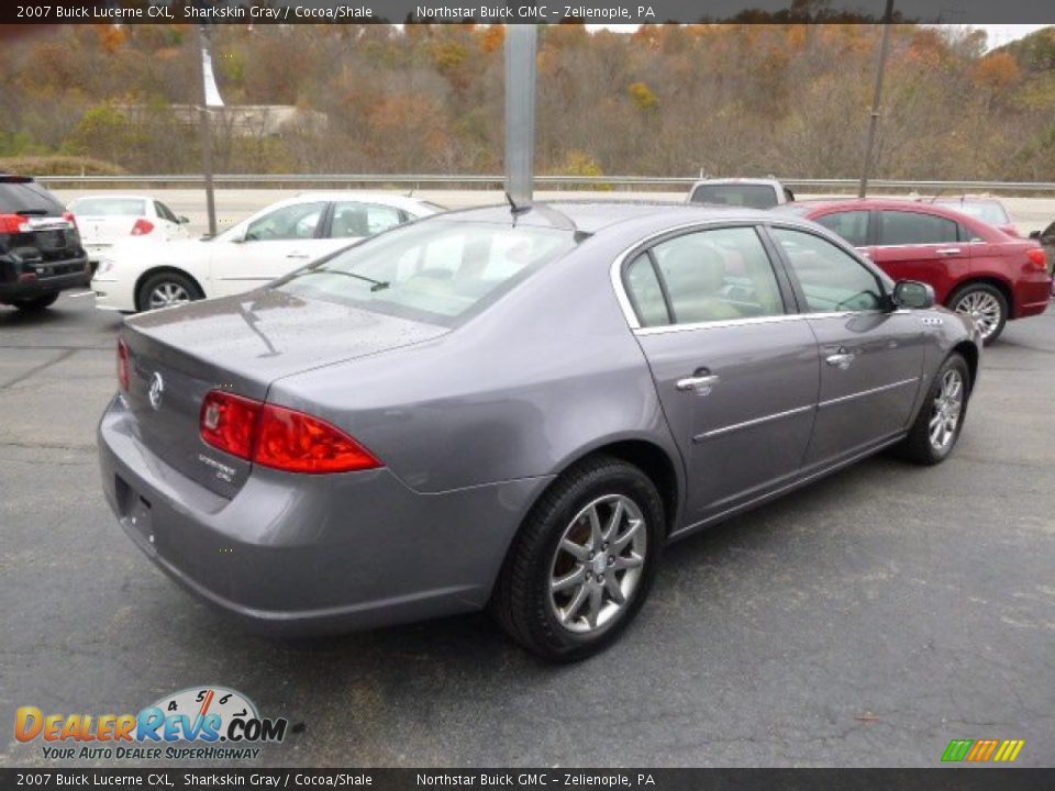 2007 Buick Lucerne CXL Sharkskin Gray / Cocoa/Shale Photo #5