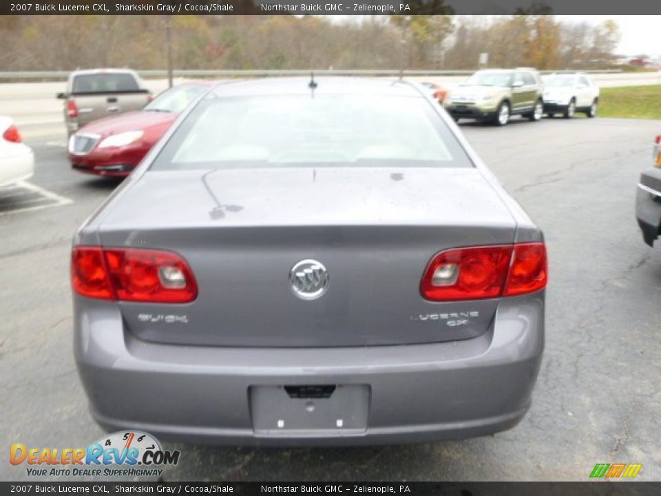 2007 Buick Lucerne CXL Sharkskin Gray / Cocoa/Shale Photo #6