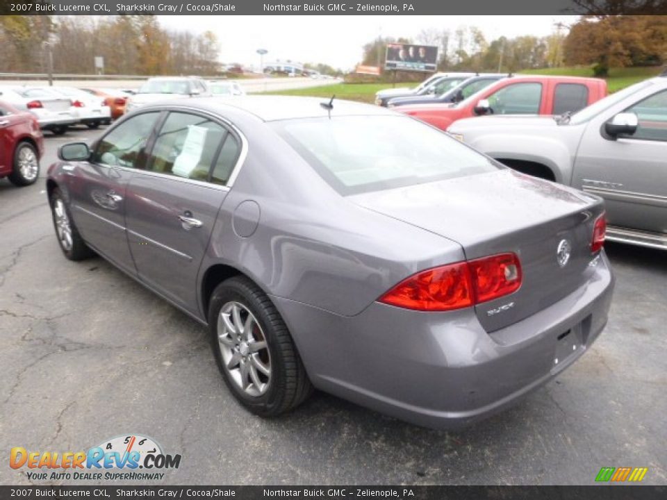 2007 Buick Lucerne CXL Sharkskin Gray / Cocoa/Shale Photo #7