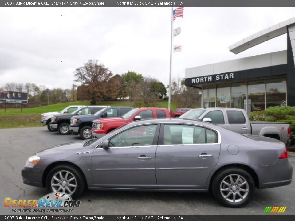 2007 Buick Lucerne CXL Sharkskin Gray / Cocoa/Shale Photo #8