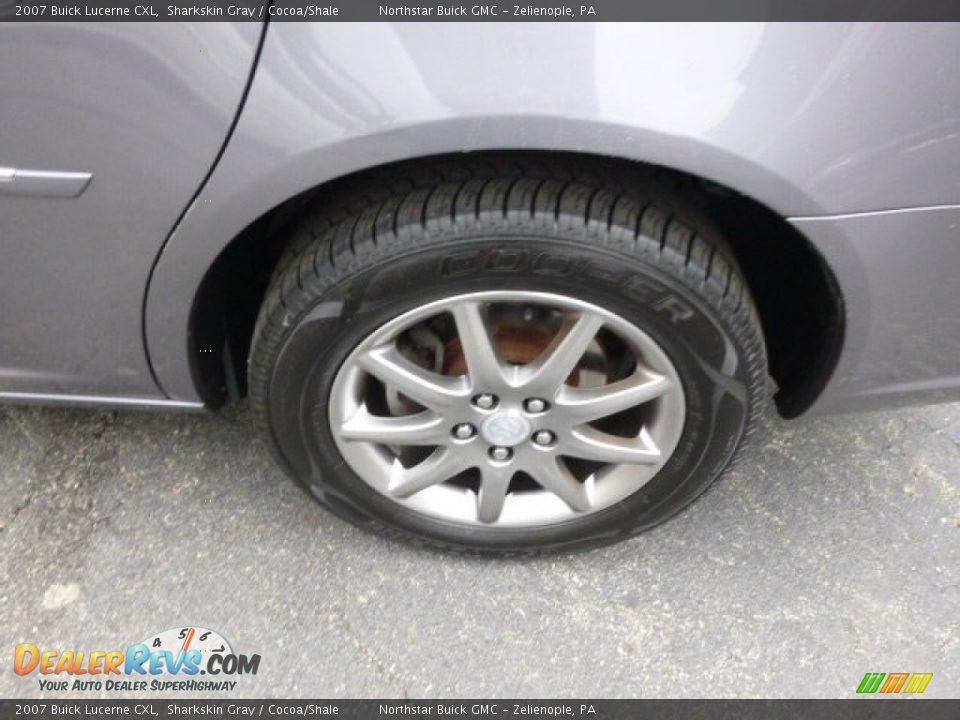 2007 Buick Lucerne CXL Sharkskin Gray / Cocoa/Shale Photo #9