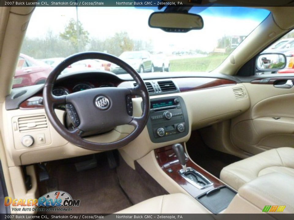 2007 Buick Lucerne CXL Sharkskin Gray / Cocoa/Shale Photo #14