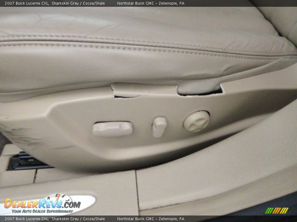 2007 Buick Lucerne CXL Sharkskin Gray / Cocoa/Shale Photo #15