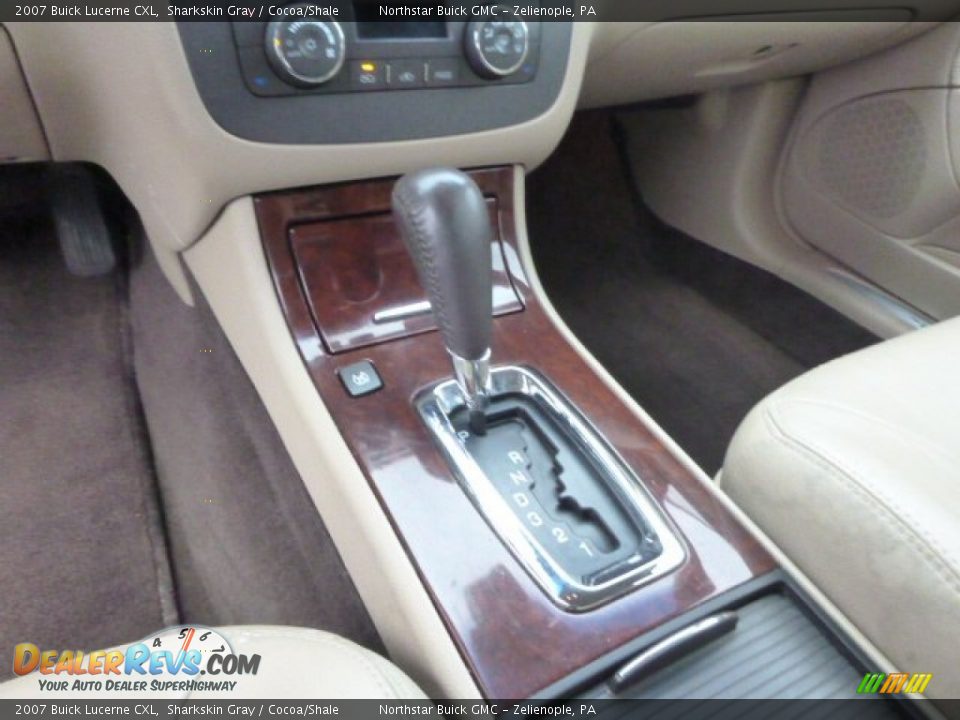 2007 Buick Lucerne CXL Sharkskin Gray / Cocoa/Shale Photo #17