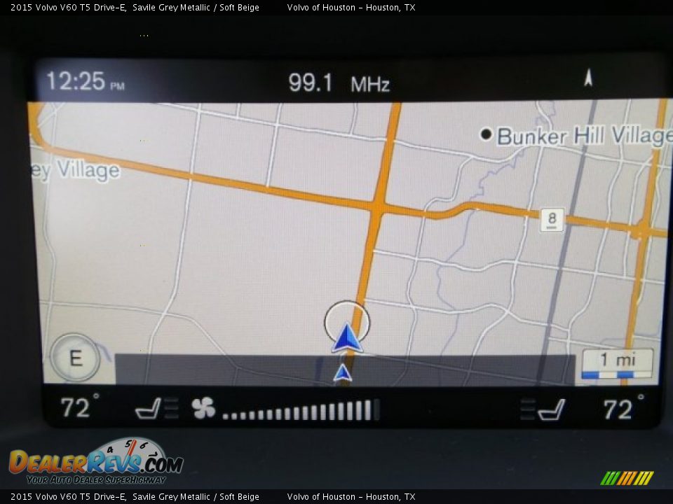 2015 Volvo V60 T5 Drive-E Savile Grey Metallic / Soft Beige Photo #18