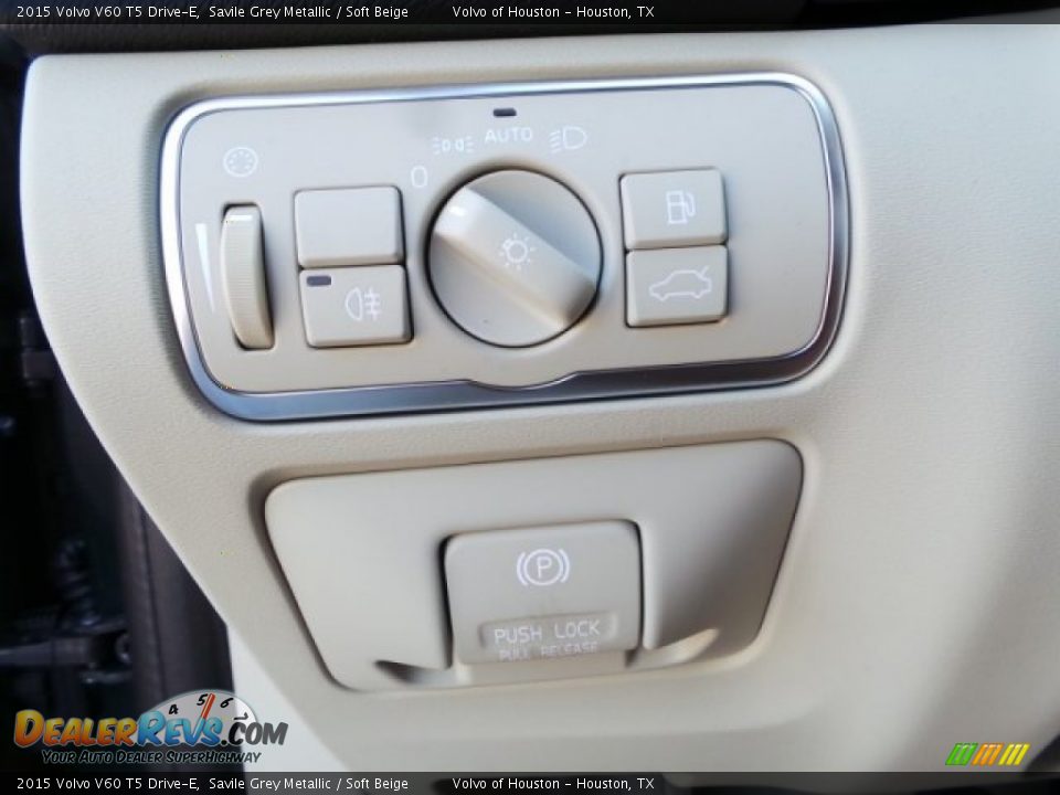 2015 Volvo V60 T5 Drive-E Savile Grey Metallic / Soft Beige Photo #22