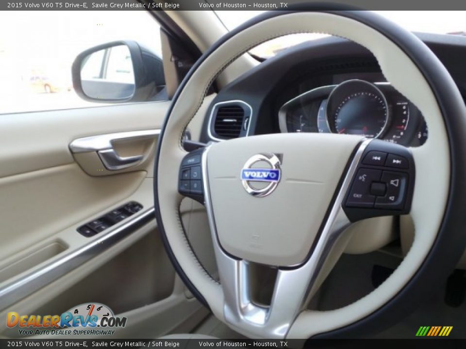 2015 Volvo V60 T5 Drive-E Steering Wheel Photo #27