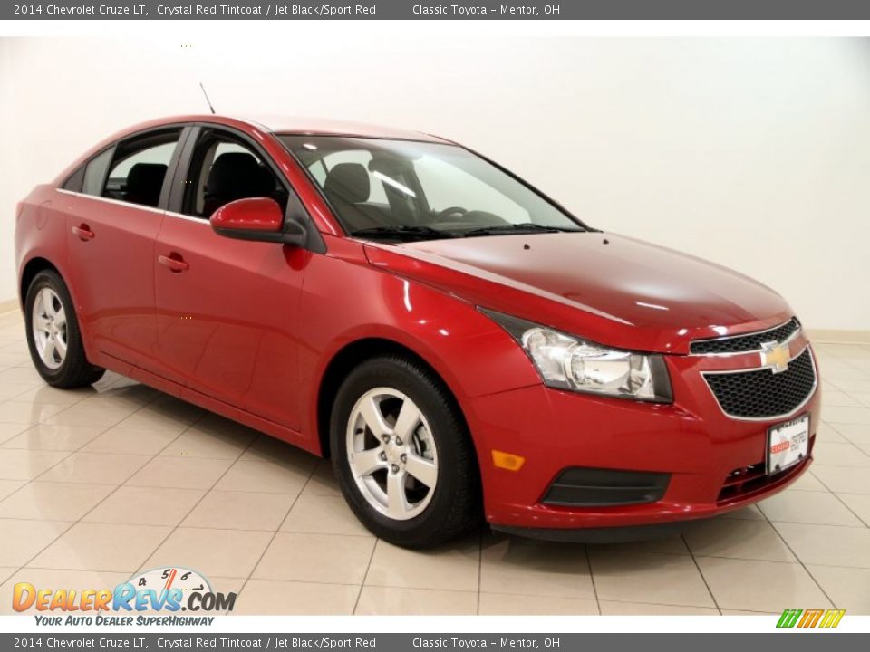 2014 Chevrolet Cruze LT Crystal Red Tintcoat / Jet Black/Sport Red Photo #1