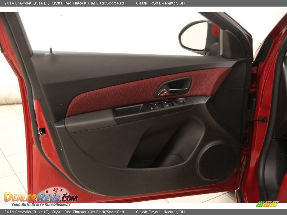 2014 Chevrolet Cruze LT Crystal Red Tintcoat / Jet Black/Sport Red Photo #4