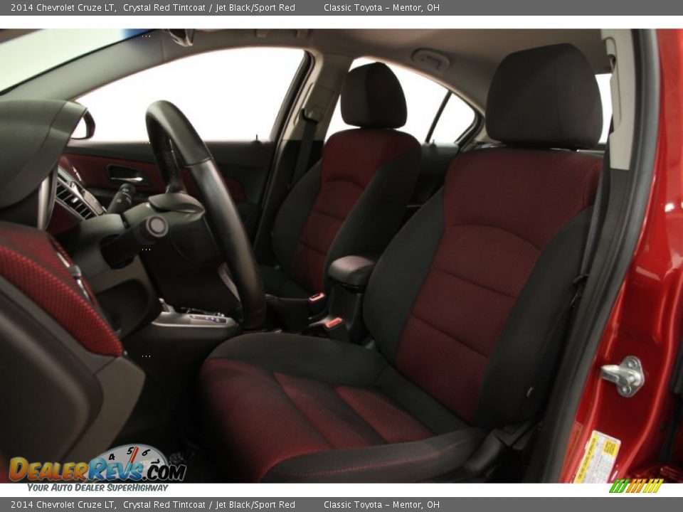 2014 Chevrolet Cruze LT Crystal Red Tintcoat / Jet Black/Sport Red Photo #5