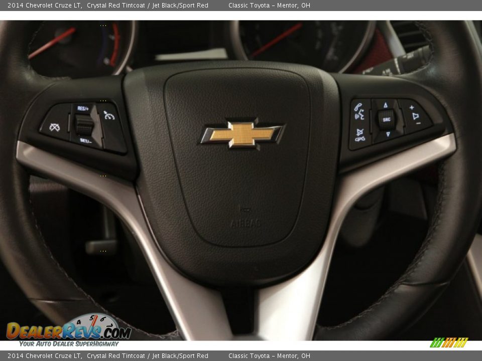 2014 Chevrolet Cruze LT Crystal Red Tintcoat / Jet Black/Sport Red Photo #8