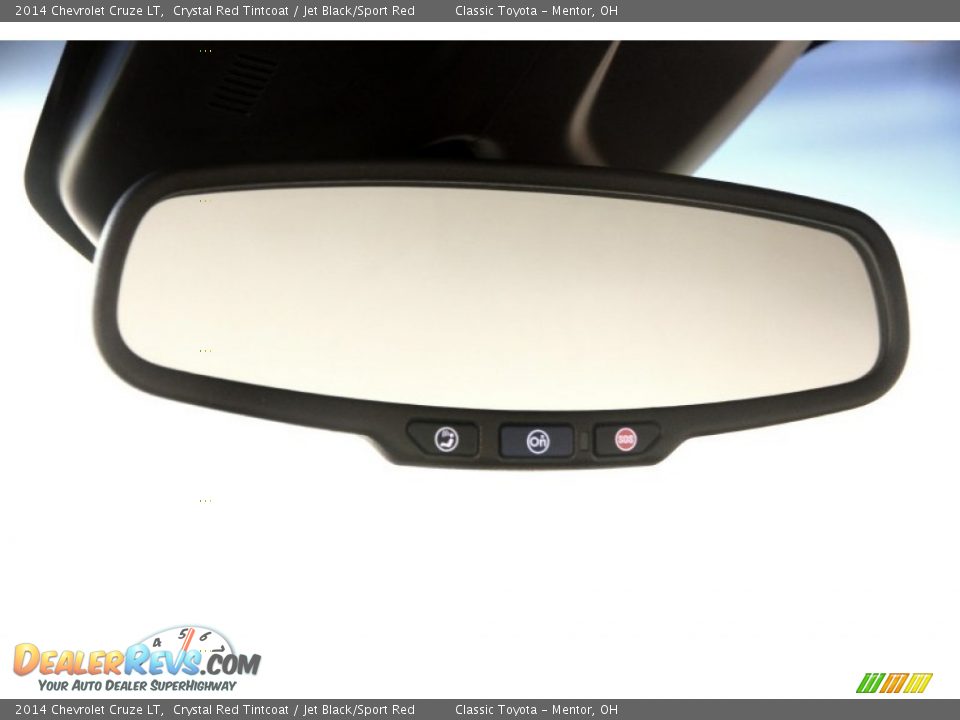 2014 Chevrolet Cruze LT Crystal Red Tintcoat / Jet Black/Sport Red Photo #10