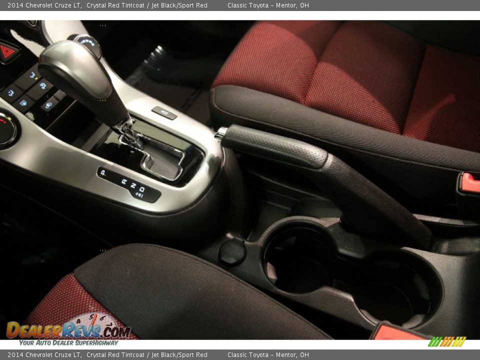 2014 Chevrolet Cruze LT Crystal Red Tintcoat / Jet Black/Sport Red Photo #12