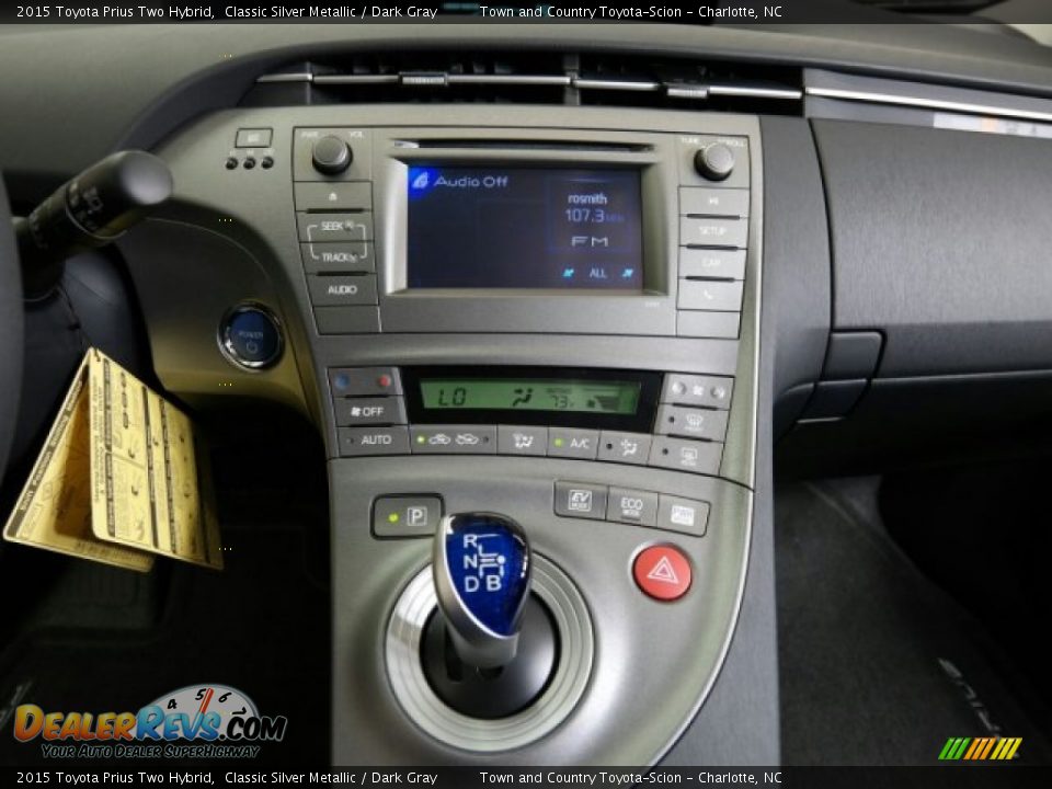 Controls of 2015 Toyota Prius Two Hybrid Photo #12