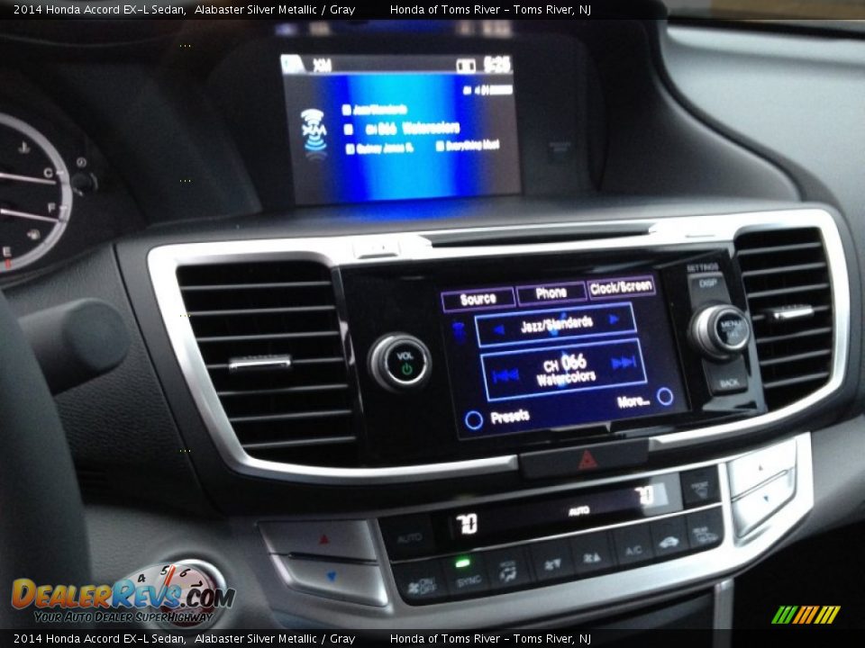 2014 Honda Accord EX-L Sedan Alabaster Silver Metallic / Gray Photo #5