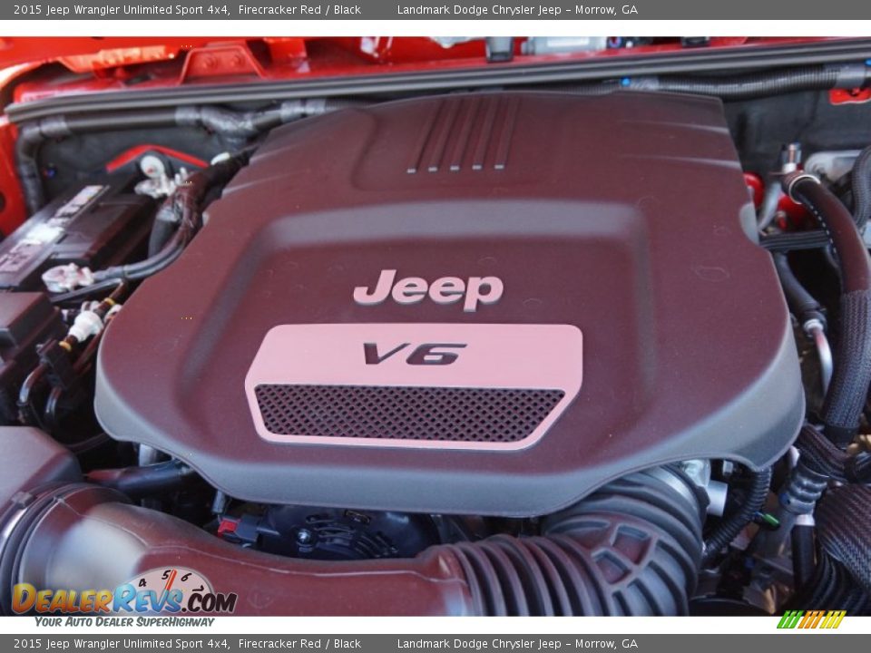 2015 Jeep Wrangler Unlimited Sport 4x4 Firecracker Red / Black Photo #5