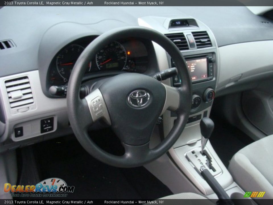 2013 Toyota Corolla LE Magnetic Gray Metallic / Ash Photo #9