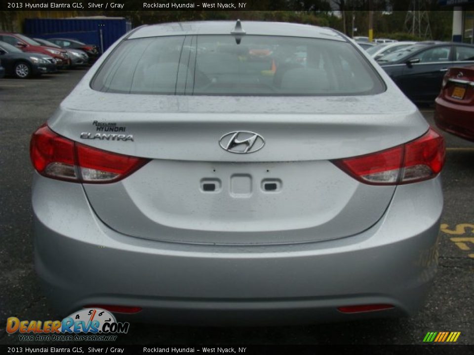 2013 Hyundai Elantra GLS Silver / Gray Photo #4