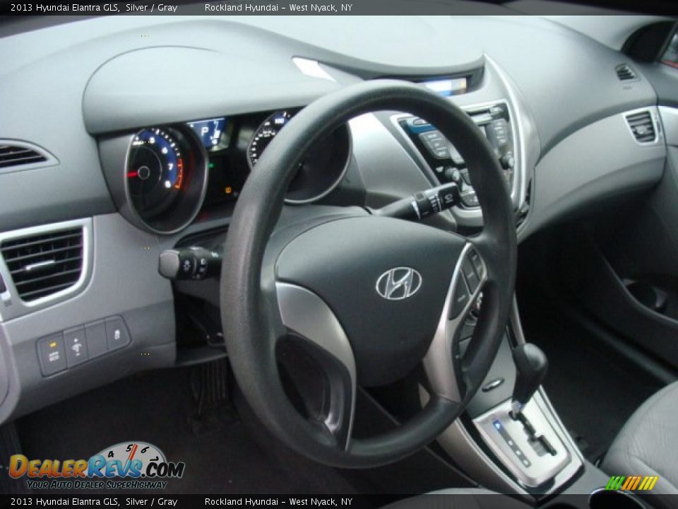 2013 Hyundai Elantra GLS Silver / Gray Photo #7