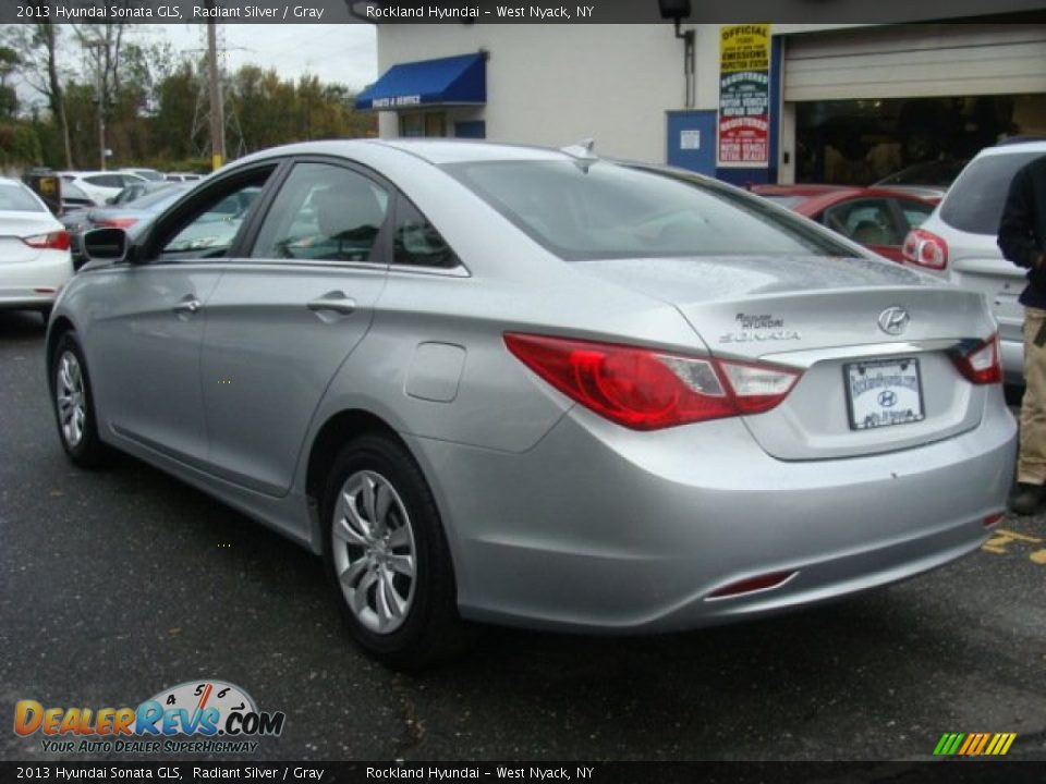 2013 Hyundai Sonata GLS Radiant Silver / Gray Photo #6