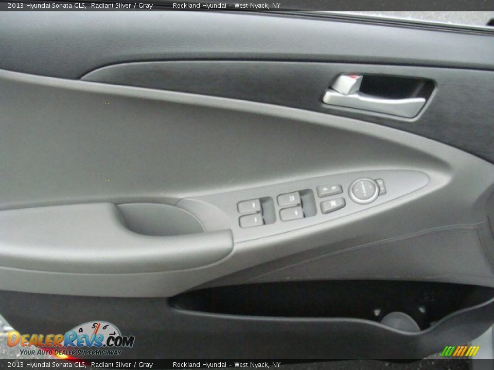 2013 Hyundai Sonata GLS Radiant Silver / Gray Photo #7