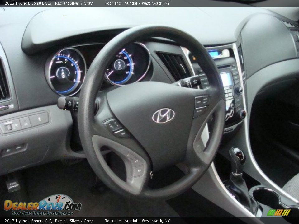 2013 Hyundai Sonata GLS Radiant Silver / Gray Photo #9