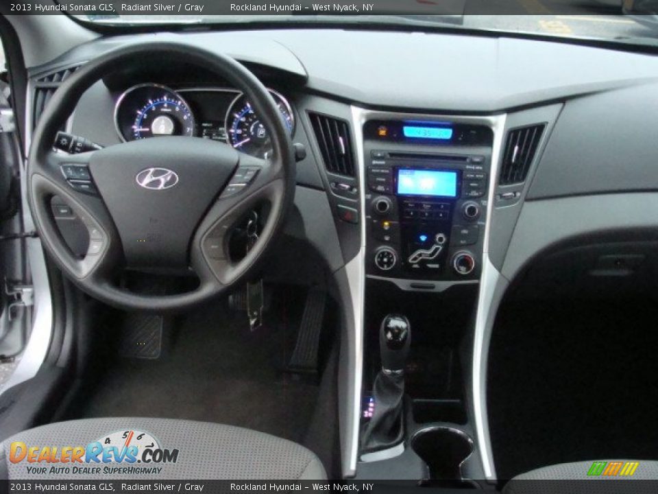 2013 Hyundai Sonata GLS Radiant Silver / Gray Photo #11