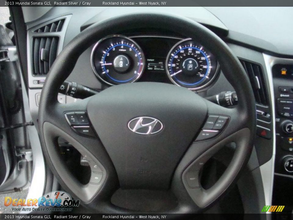 2013 Hyundai Sonata GLS Radiant Silver / Gray Photo #13