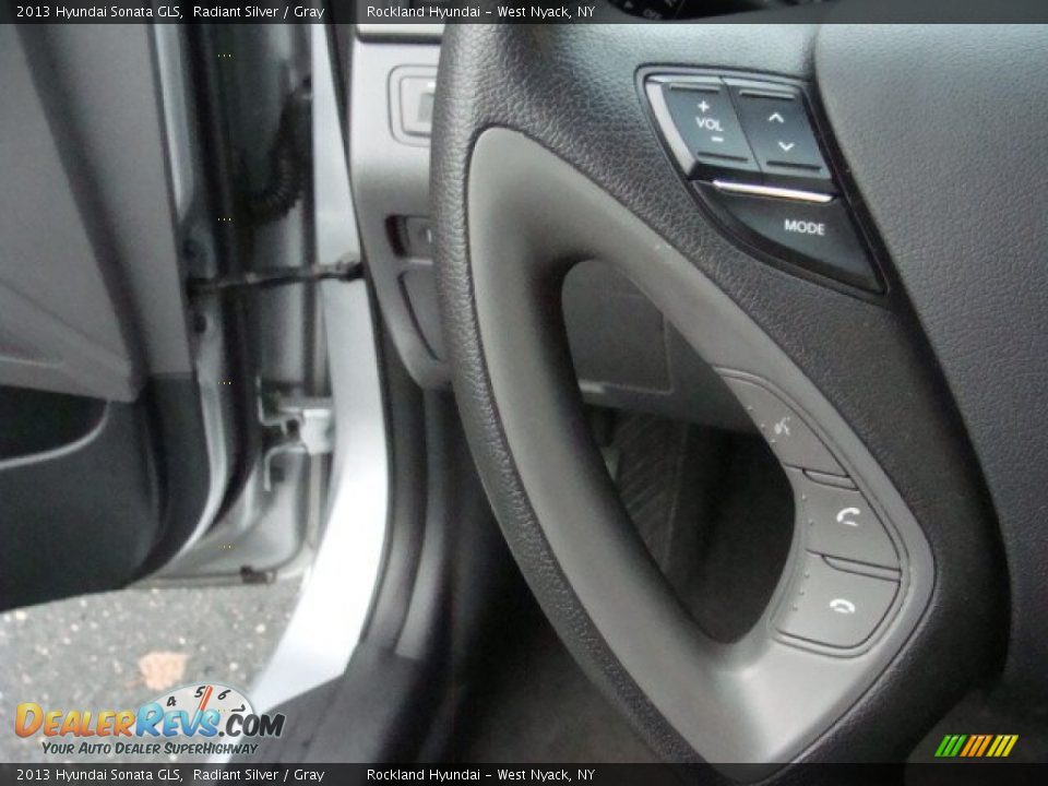2013 Hyundai Sonata GLS Radiant Silver / Gray Photo #14
