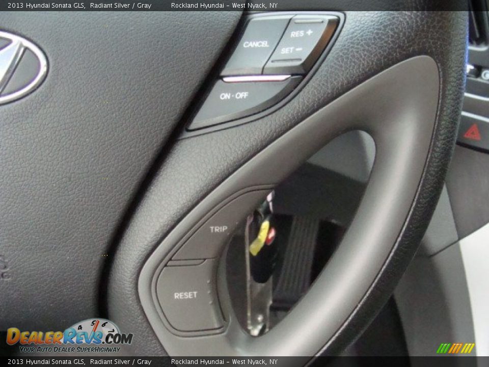 2013 Hyundai Sonata GLS Radiant Silver / Gray Photo #15