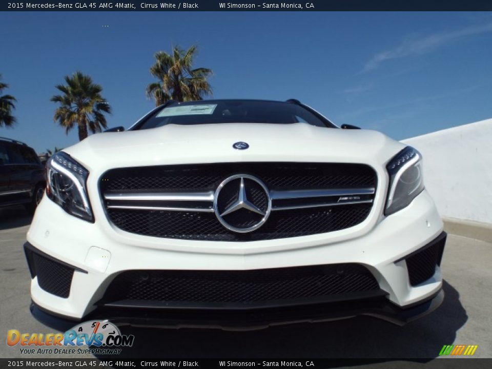 2015 Mercedes-Benz GLA 45 AMG 4Matic Cirrus White / Black Photo #2