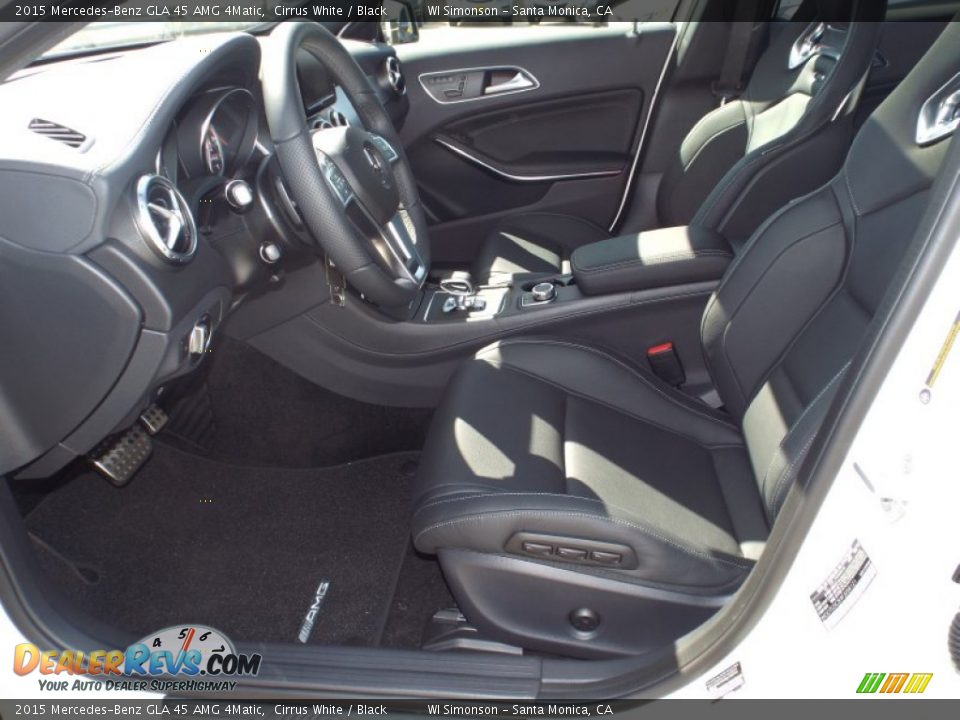Black Interior - 2015 Mercedes-Benz GLA 45 AMG 4Matic Photo #8
