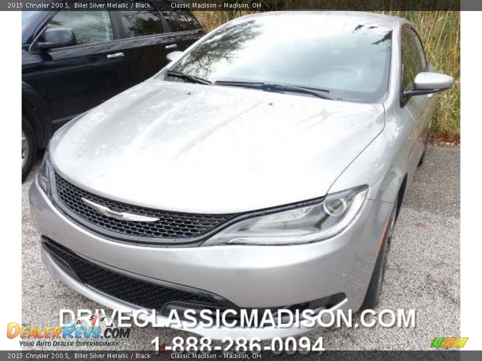 2015 Chrysler 200 S Billet Silver Metallic / Black Photo #1