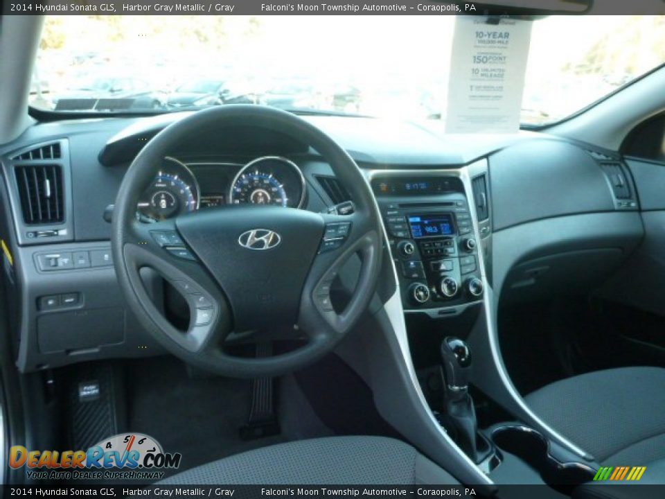 2014 Hyundai Sonata GLS Harbor Gray Metallic / Gray Photo #15