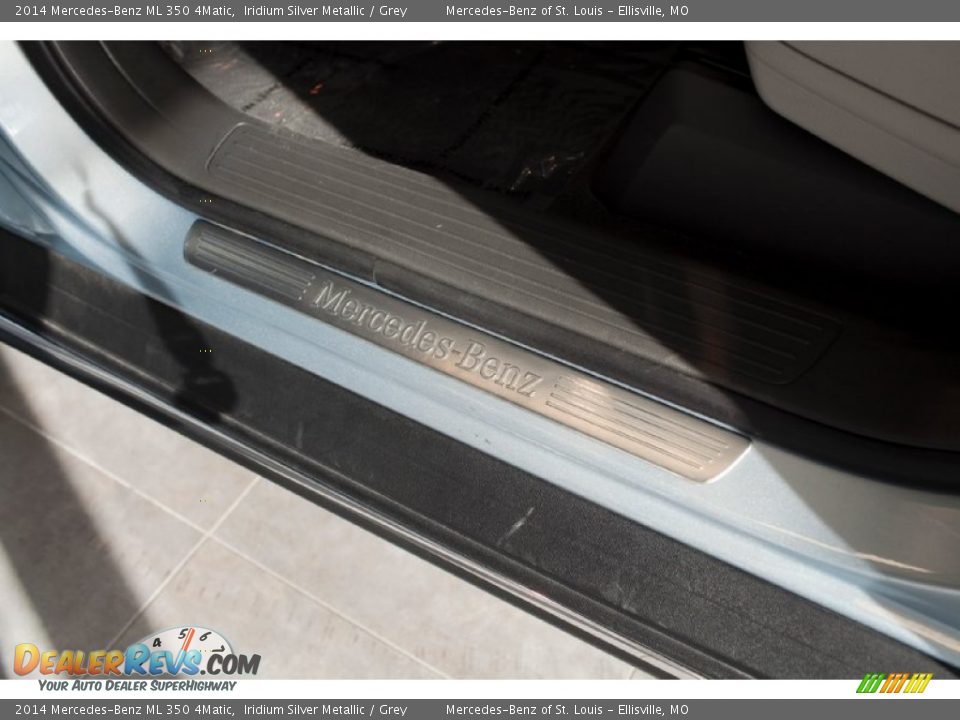 2014 Mercedes-Benz ML 350 4Matic Iridium Silver Metallic / Grey Photo #18