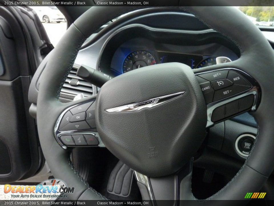 2015 Chrysler 200 S Billet Silver Metallic / Black Photo #9