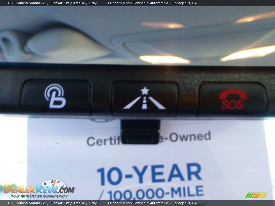 2014 Hyundai Sonata GLS Harbor Gray Metallic / Gray Photo #22