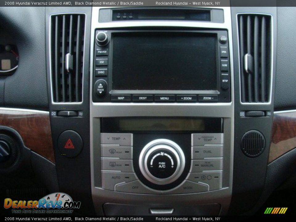 2008 Hyundai Veracruz Limited AWD Black Diamond Metallic / Black/Saddle Photo #15