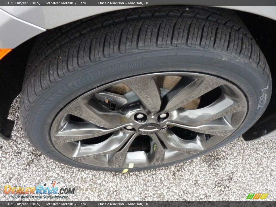 2015 Chrysler 200 S Billet Silver Metallic / Black Photo #13