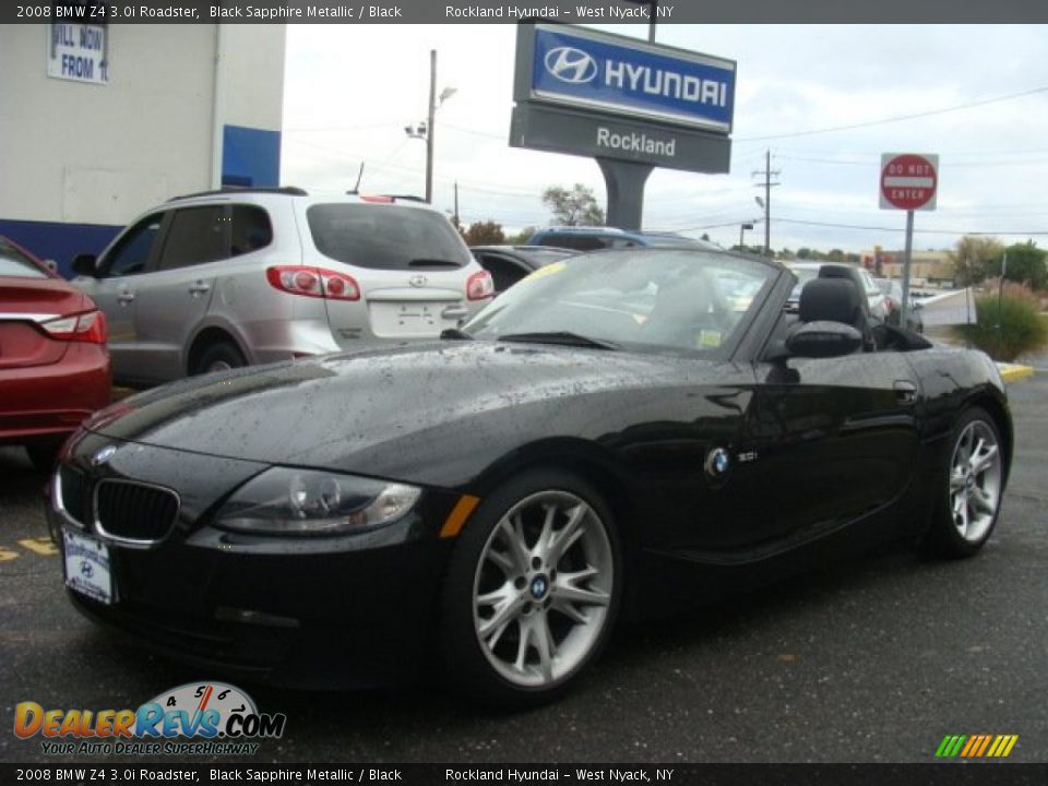 2008 BMW Z4 3.0i Roadster Black Sapphire Metallic / Black Photo #1