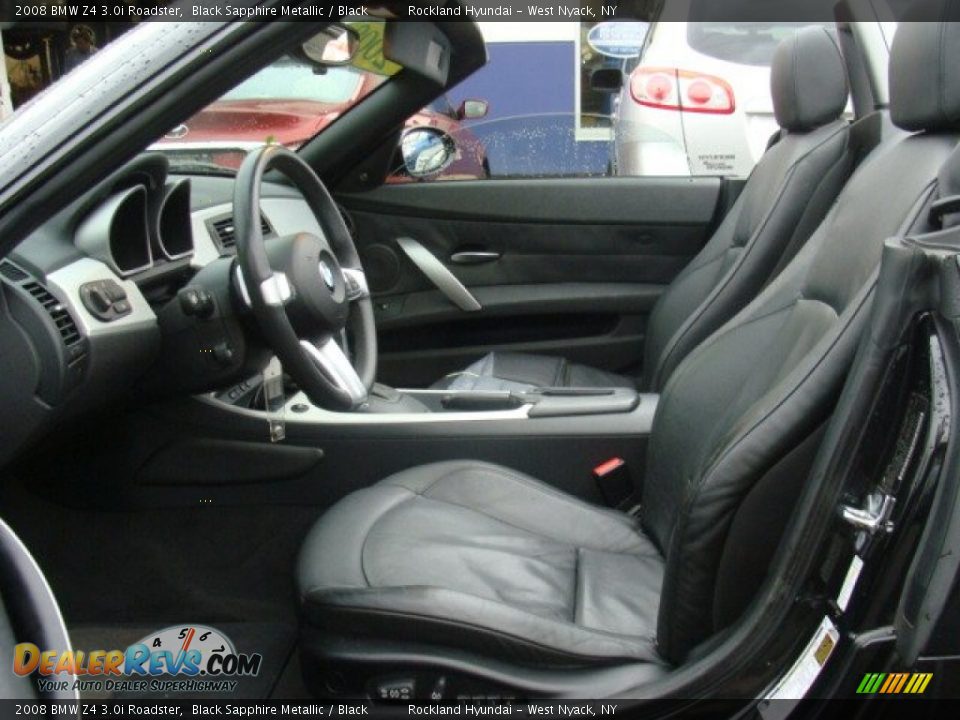 2008 BMW Z4 3.0i Roadster Black Sapphire Metallic / Black Photo #14
