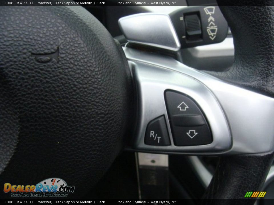 2008 BMW Z4 3.0i Roadster Black Sapphire Metallic / Black Photo #20