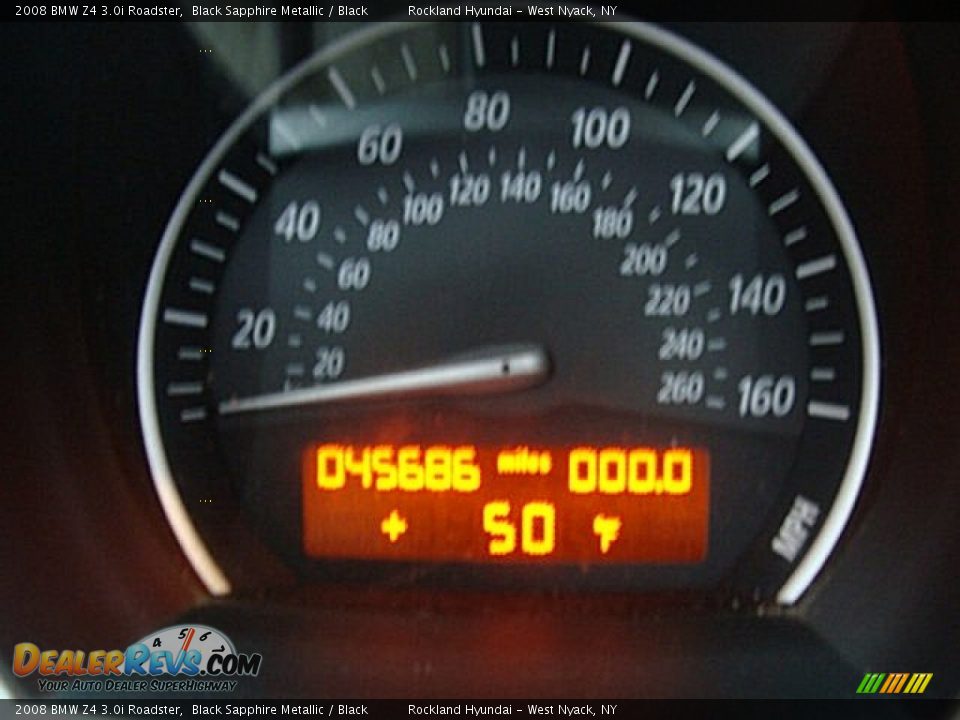 2008 BMW Z4 3.0i Roadster Black Sapphire Metallic / Black Photo #21
