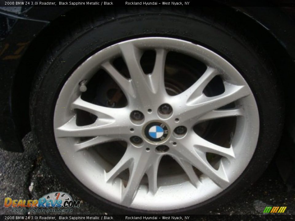 2008 BMW Z4 3.0i Roadster Black Sapphire Metallic / Black Photo #27