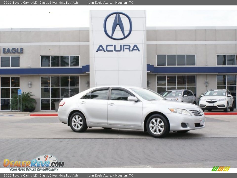 2011 Toyota Camry LE Classic Silver Metallic / Ash Photo #1