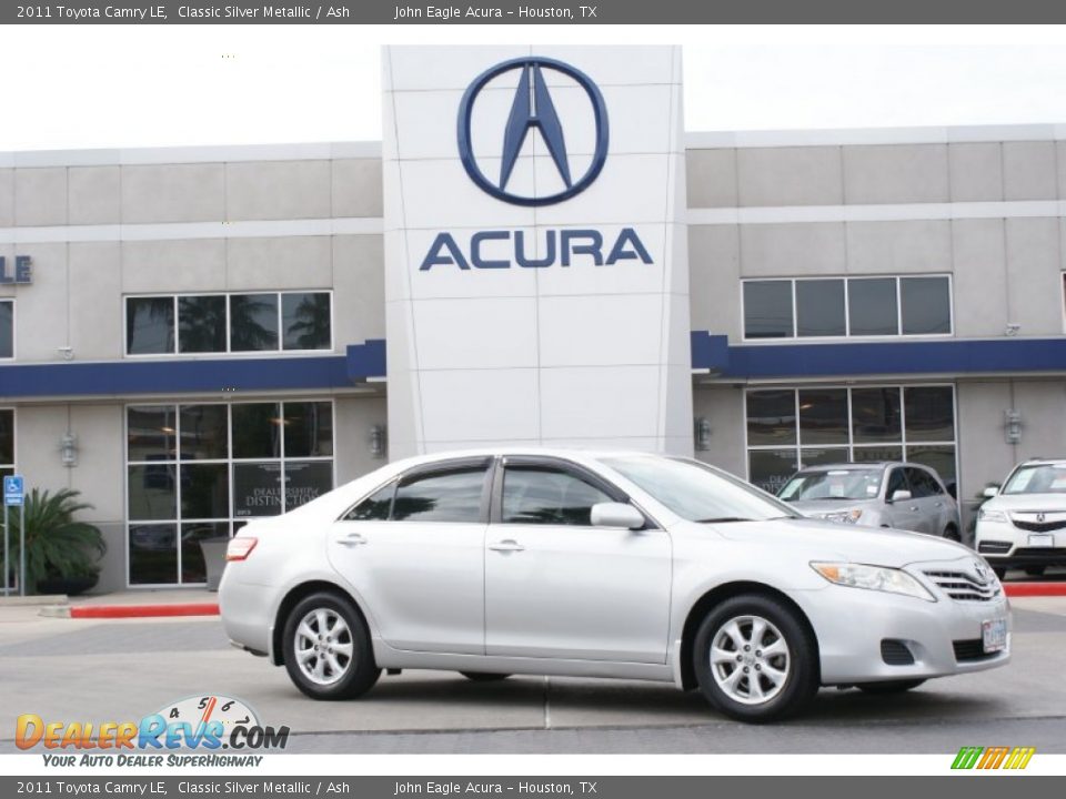 2011 Toyota Camry LE Classic Silver Metallic / Ash Photo #2