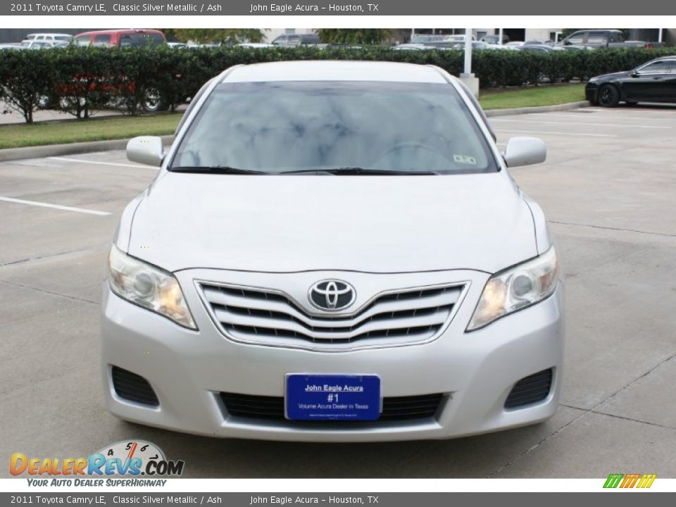 2011 Toyota Camry LE Classic Silver Metallic / Ash Photo #3