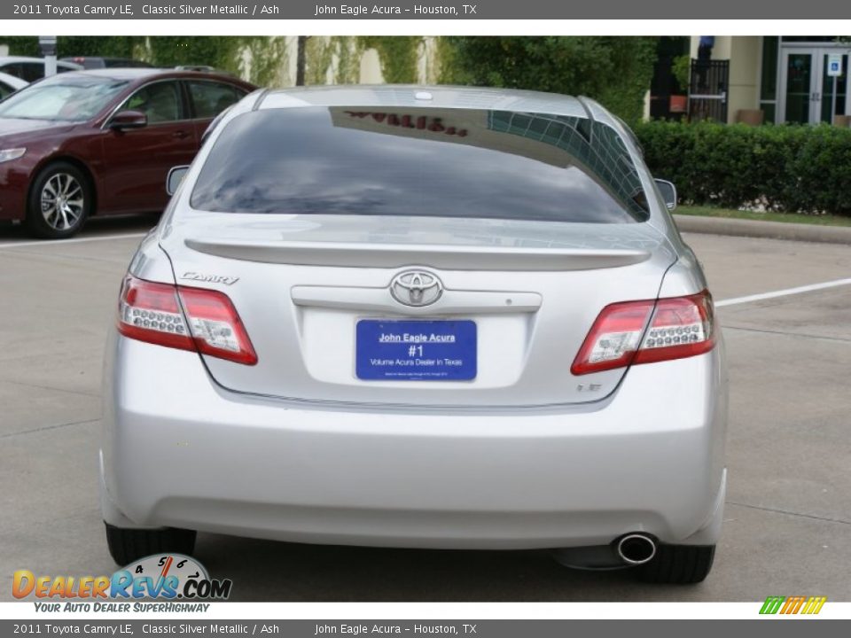 2011 Toyota Camry LE Classic Silver Metallic / Ash Photo #7
