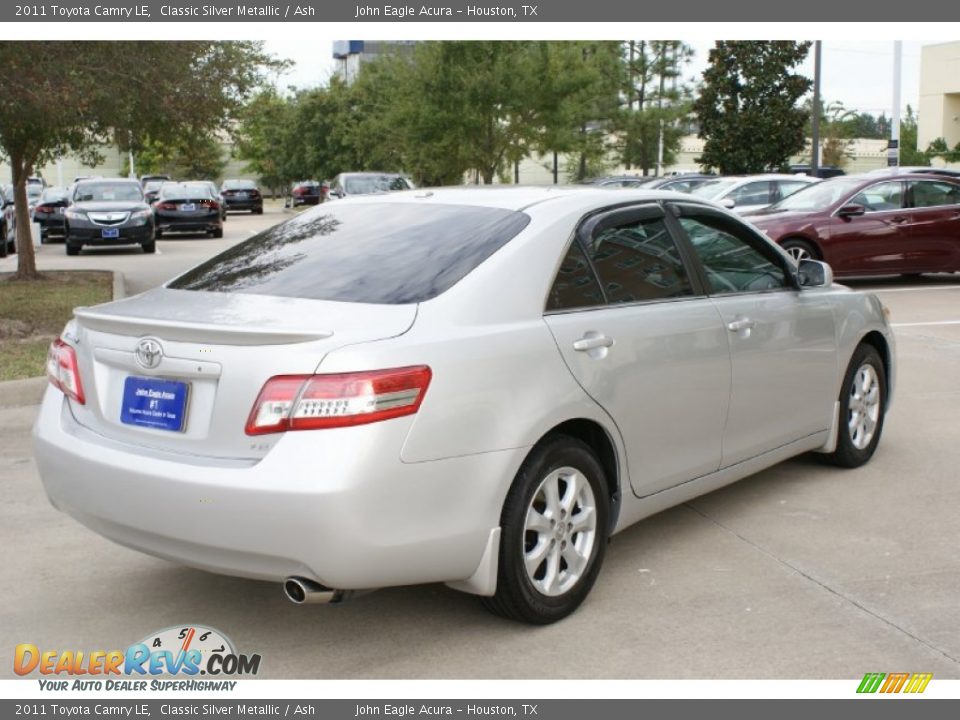 2011 Toyota Camry LE Classic Silver Metallic / Ash Photo #8